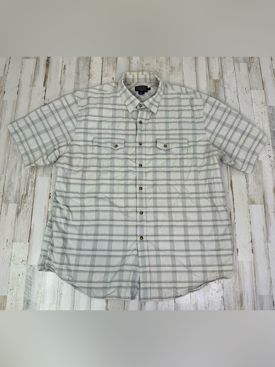 Pendleton Other - Pendleton Frontier Pearl Snap Shirt Men's 2XL Plaid Western Short Sleeve